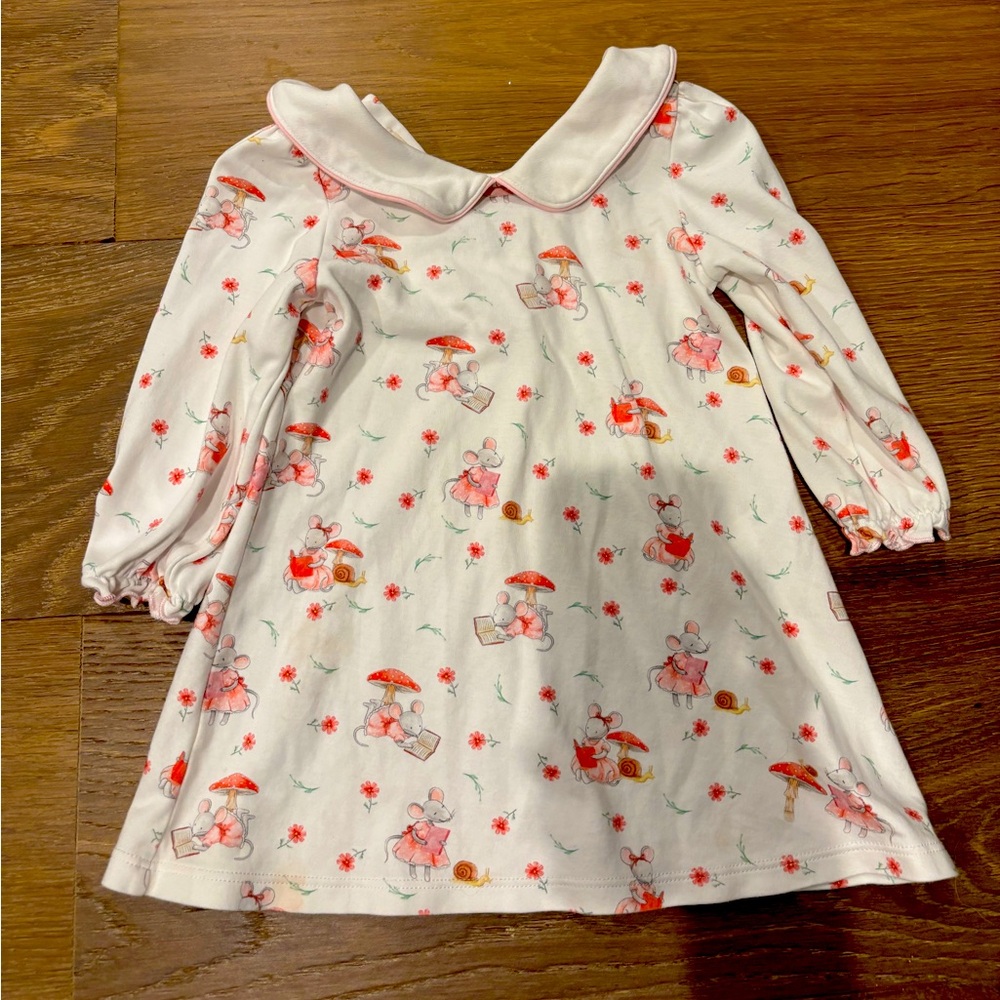 Baby Club Chic - white dress - size 2